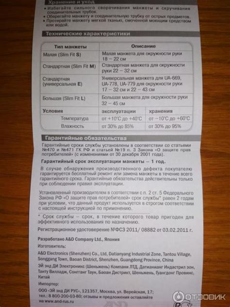 Предупреждение ошибок ERR CUF на тонометре