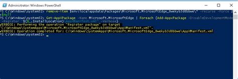 Восстановите Edge до заводских настроек
