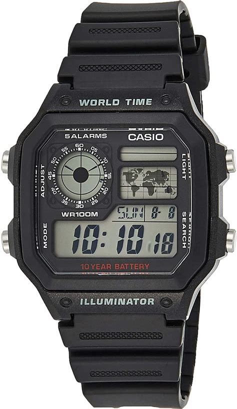 Как использовать часы Casio World Time