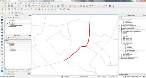 Как нарисовать линию в QGIS