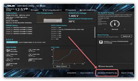 Настройка основных параметров BIOS ASRock