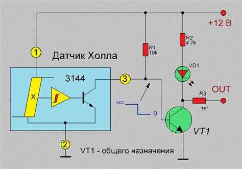 Основные принципы работы датчика холла