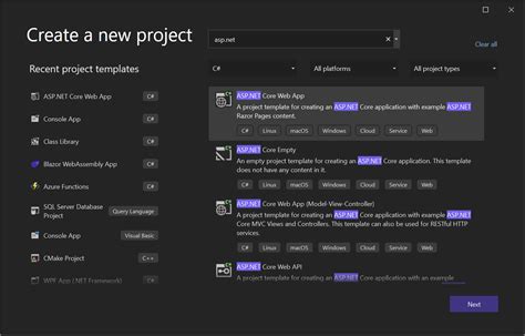 Создание и настройка проекта в Visual Studio 2022