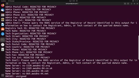 Установка Whois на Linux